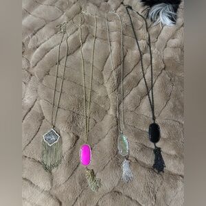 4 Kendra Scott necklaces bundle